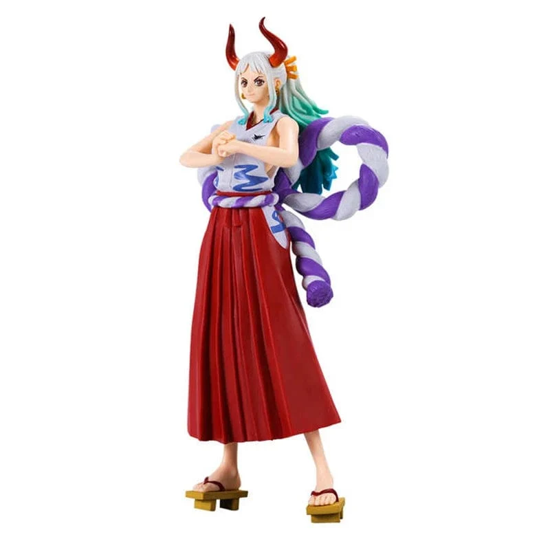 19cm One Piece Yamato Figur Wano Land Die GrandLine Lady Spielzeug Figuras Anime Manga Figur Sammlung Modell Puppe Geschenk