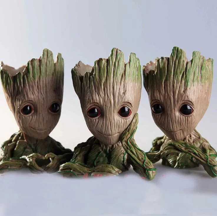 Groot Baum Blumentopf Actionfiguren Modell Spielzeug