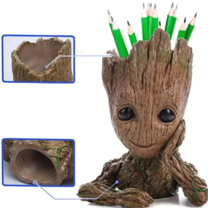 Groot Baum Blumentopf Actionfiguren Modell Spielzeug
