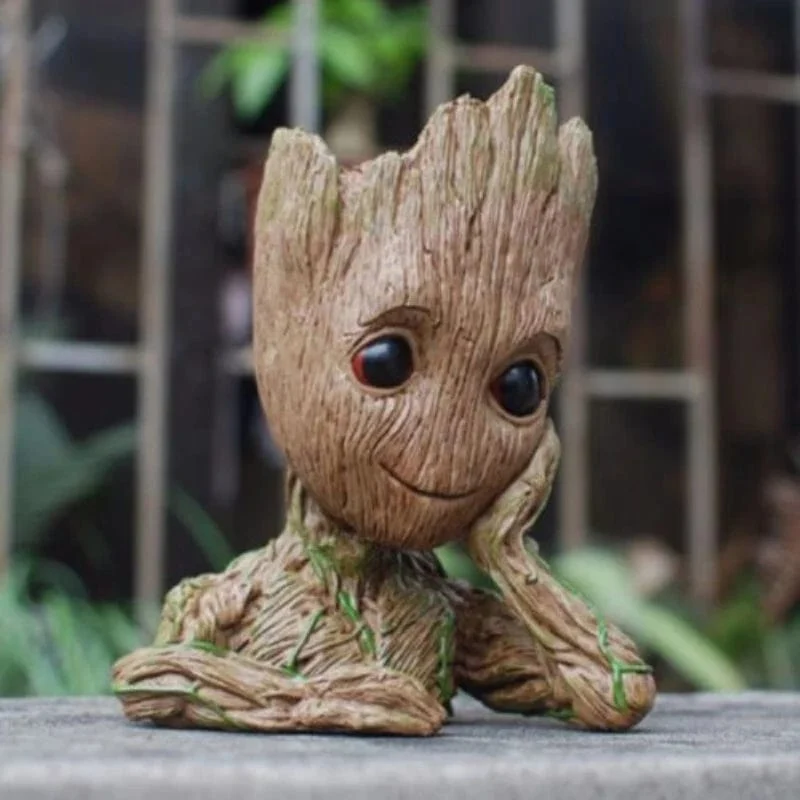 Groot Baum Blumentopf Actionfiguren Modell Spielzeug
