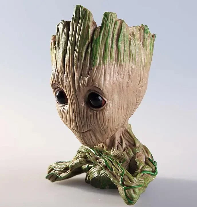 Groot Baum Blumentopf Actionfiguren Modell Spielzeug