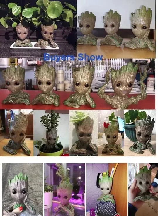 Groot Baum Blumentopf Actionfiguren Modell Spielzeug