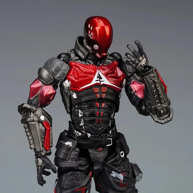 AMAZING YAMAGUCHI Arkham Knight Batman Red Hood Robin Jason Todd Figuarts Spiel Actionfigur Modell Spielzeugsammlung Weihnachtsgeschenk