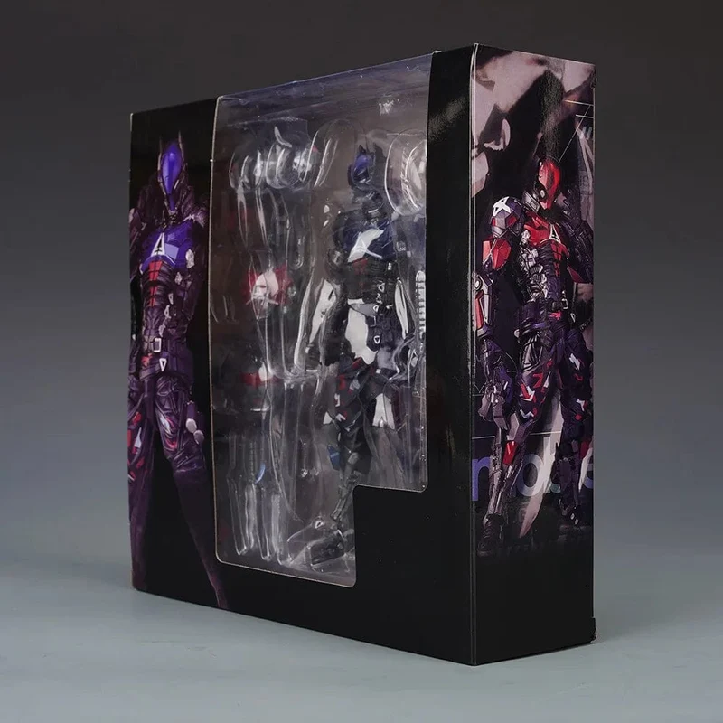 AMAZING YAMAGUCHI Arkham Knight Batman Red Hood Robin Jason Todd Figuarts Spiel Actionfigur Modell Spielzeugsammlung Weihnachtsgeschenk