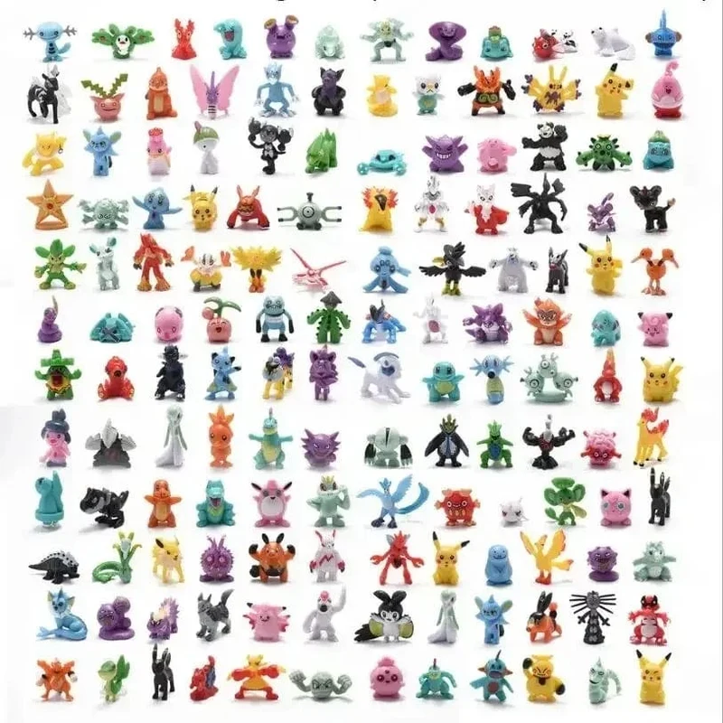 Pokemon 7 cm Pokeball mit Figuren Action-Anime-Figuren Süßes Modell Spielzeugsammlung Anime Kinderpuppe für Weihnachtsgeschenke