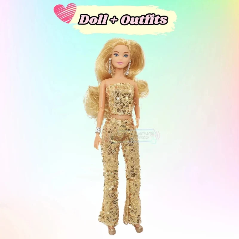 30 cm 12" Prinzessin BJD Puppe, Figur im Maßstab 1/6 mit Outfits und Schuhzubehör - Bewegliches Modell DIY Bestes Mädchen Geschenk Kinderspielzeug