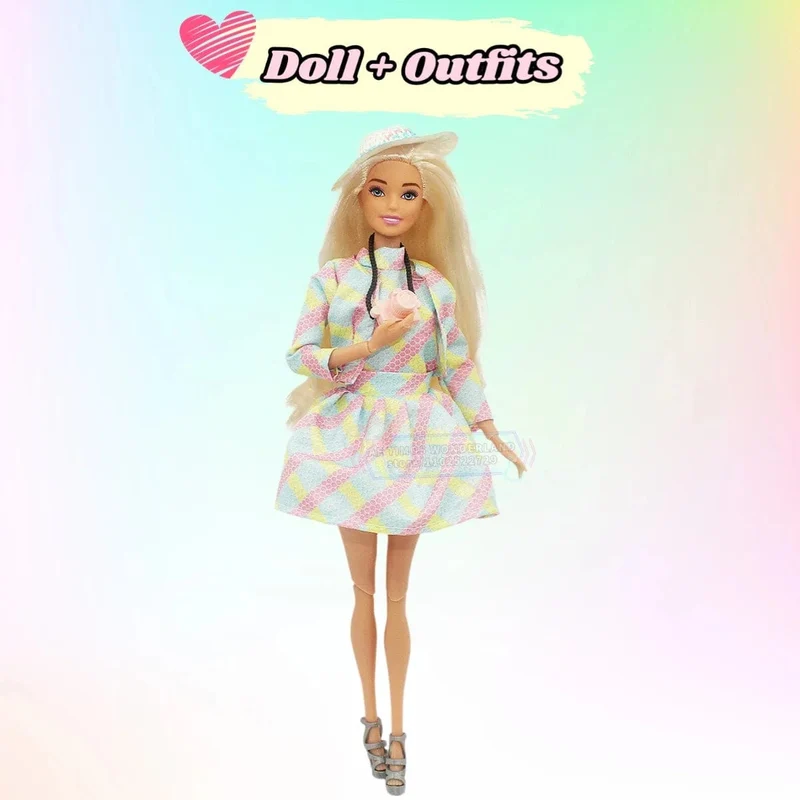 30 cm 12" Prinzessin BJD Puppe, Figur im Maßstab 1/6 mit Outfits und Schuhzubehör - Bewegliches Modell DIY Bestes Mädchen Geschenk Kinderspielzeug