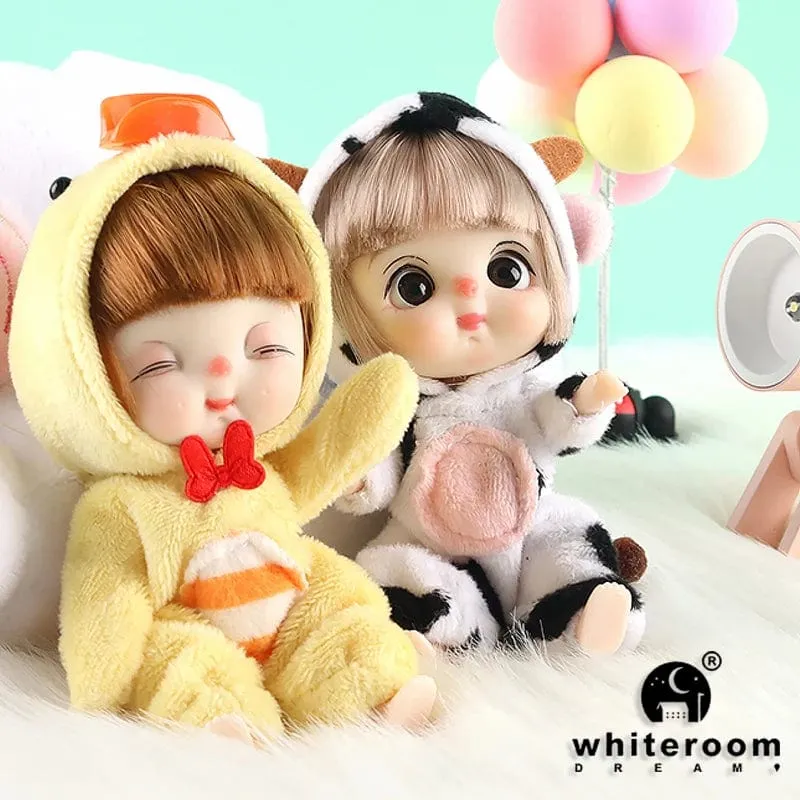 Ob11 Bjd Puppenzubehör Bett Body Obitsu 11 Kleidung Puppen für Mädchen Jungen Spielzeug Baby Kawaii Anime Spielzeugartikel Pyjama Miniatur