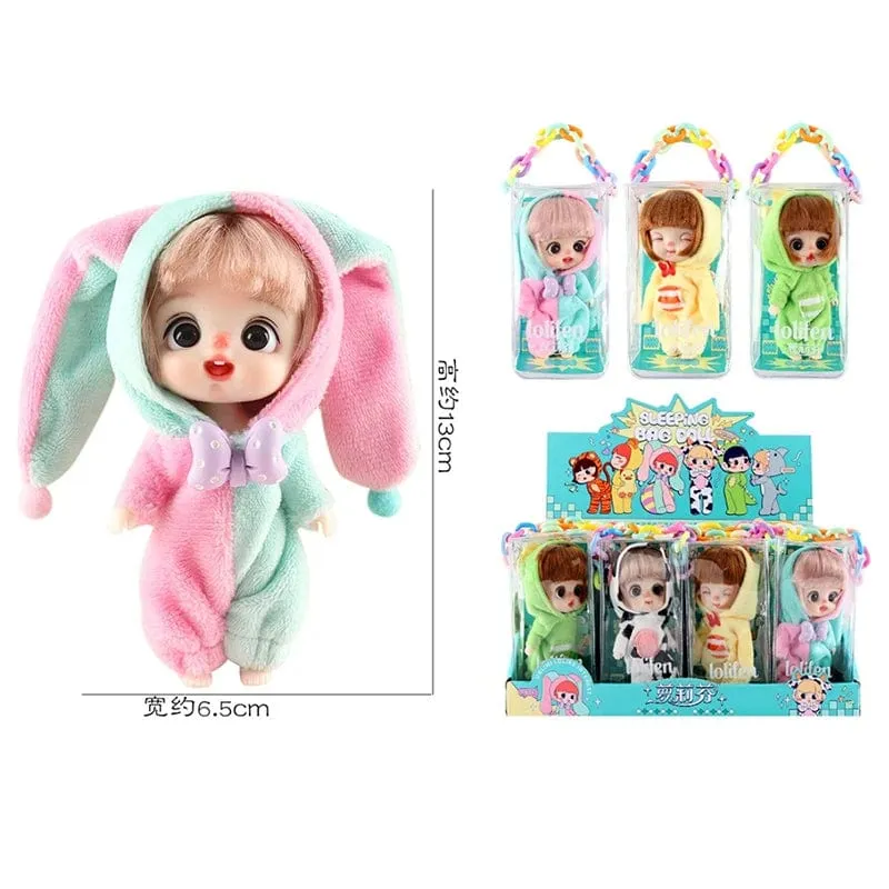 Ob11 Bjd Puppenzubehör Bett Body Obitsu 11 Kleidung Puppen für Mädchen Jungen Spielzeug Baby Kawaii Anime Spielzeugartikel Pyjama Miniatur