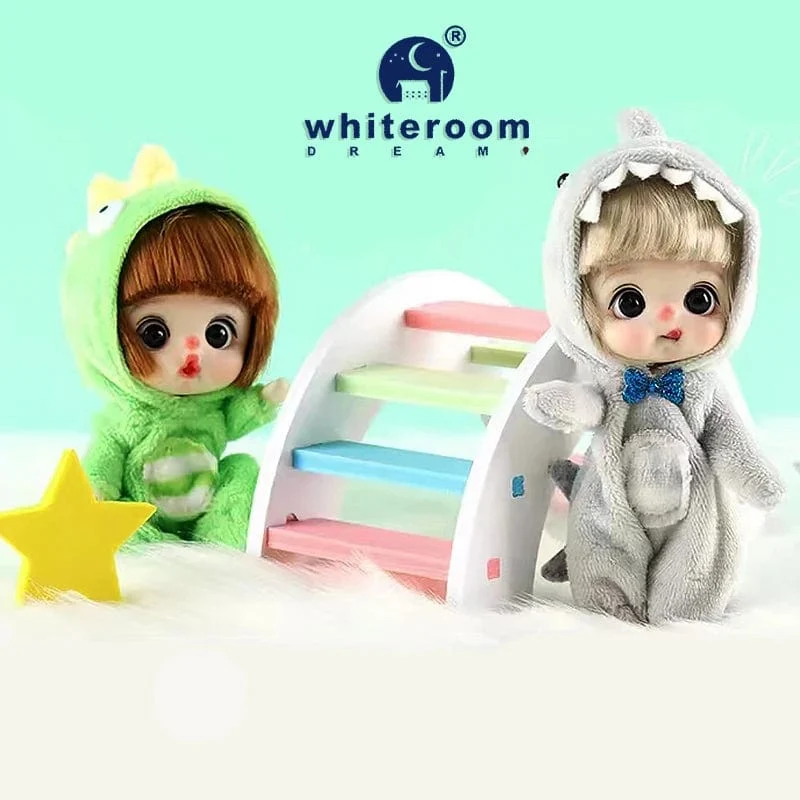 Ob11 Bjd Puppenzubehör Bett Body Obitsu 11 Kleidung Puppen für Mädchen Jungen Spielzeug Baby Kawaii Anime Spielzeugartikel Pyjama Miniatur