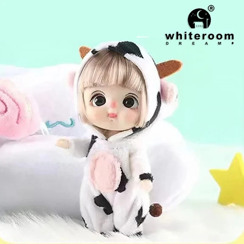 Ob11 Bjd Puppenzubehör Bett Body Obitsu 11 Kleidung Puppen für Mädchen Jungen Spielzeug Baby Kawaii Anime Spielzeugartikel Pyjama Miniatur