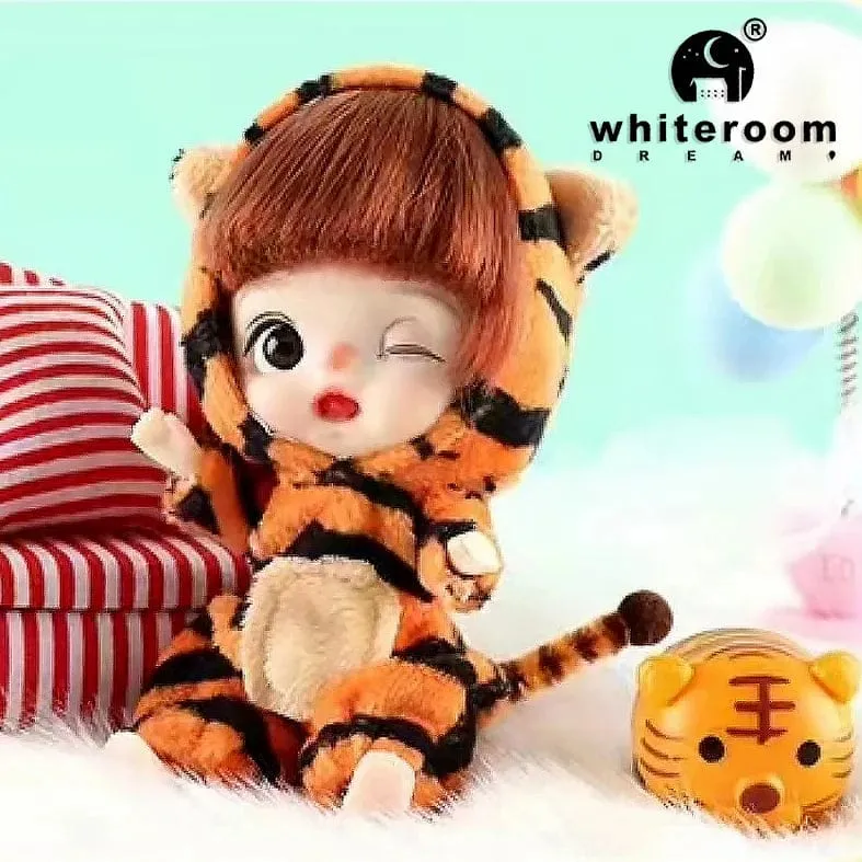 Ob11 Bjd Puppenzubehör Bett Body Obitsu 11 Kleidung Puppen für Mädchen Jungen Spielzeug Baby Kawaii Anime Spielzeugartikel Pyjama Miniatur