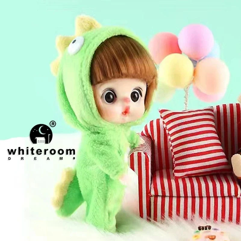 Ob11 Bjd Puppenzubehör Bett Body Obitsu 11 Kleidung Puppen für Mädchen Jungen Spielzeug Baby Kawaii Anime Spielzeugartikel Pyjama Miniatur