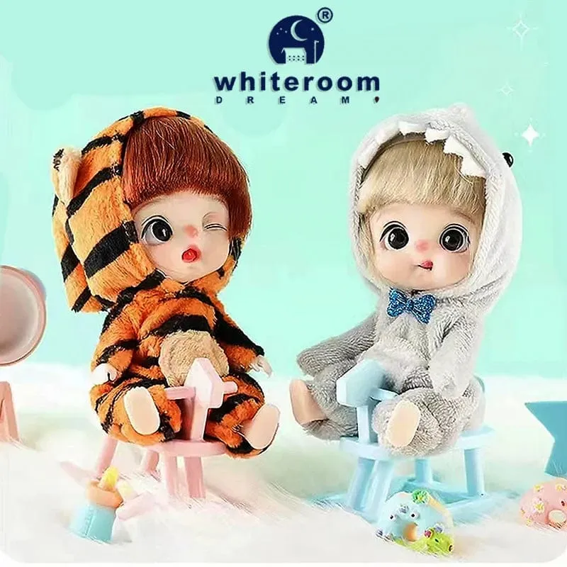 Ob11 Bjd Puppenzubehör Bett Body Obitsu 11 Kleidung Puppen für Mädchen Jungen Spielzeug Baby Kawaii Anime Spielzeugartikel Pyjama Miniatur