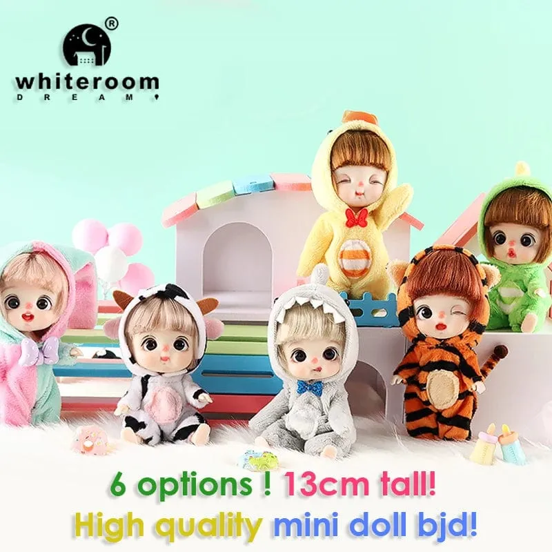 Ob11 Bjd Puppenzubehör Bett Body Obitsu 11 Kleidung Puppen für Mädchen Jungen Spielzeug Baby Kawaii Anime Spielzeugartikel Pyjama Miniatur