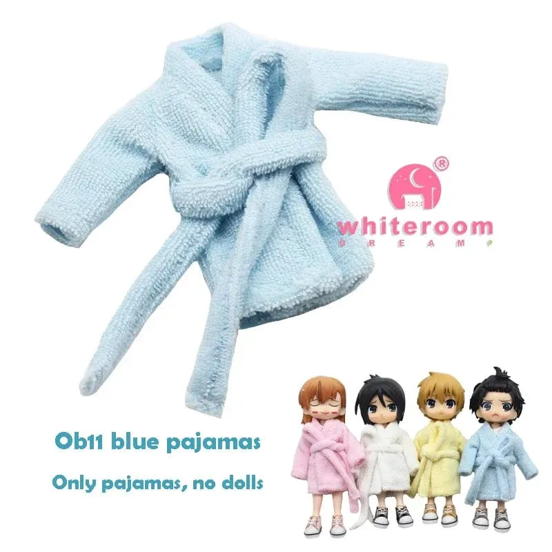 Ob11 Bjd Puppenzubehör Bett Body Obitsu 11 Kleidung Puppen für Mädchen Jungen Spielzeug Baby Kawaii Anime Spielzeugartikel Pyjama Miniatur
