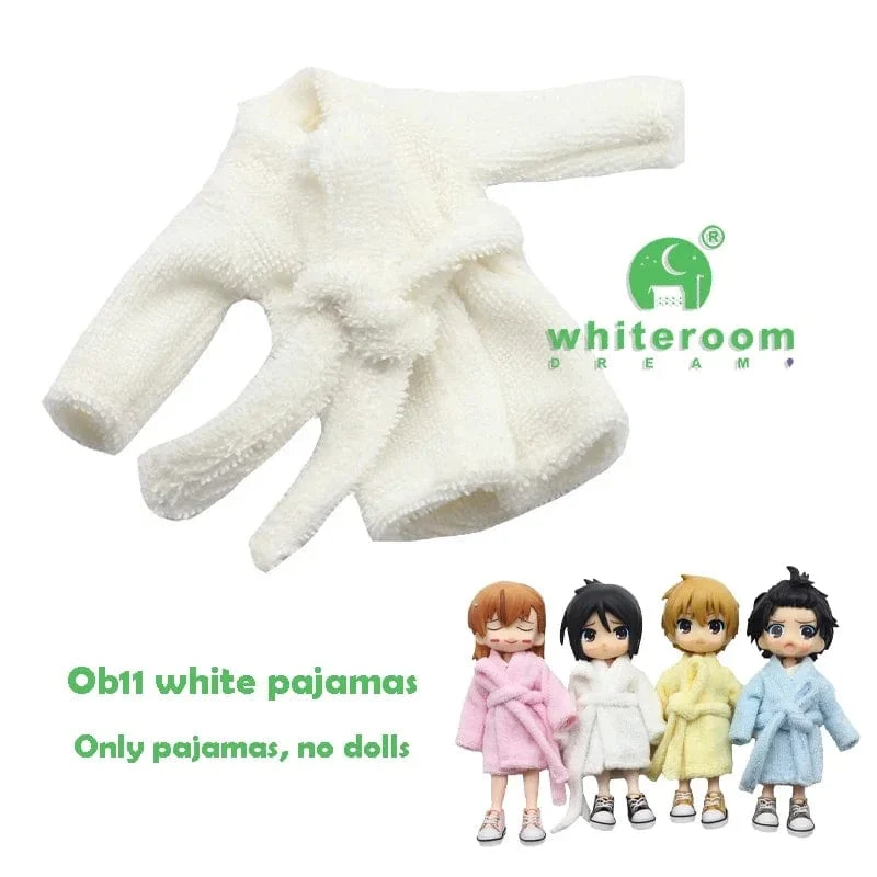 Ob11 Bjd Puppenzubehör Bett Body Obitsu 11 Kleidung Puppen für Mädchen Jungen Spielzeug Baby Kawaii Anime Spielzeugartikel Pyjama Miniatur