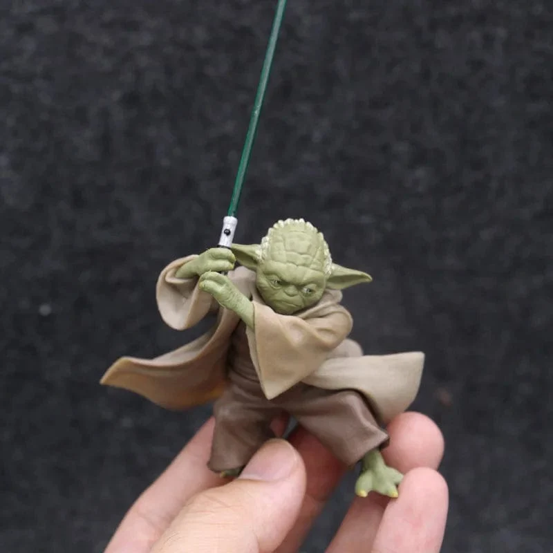 Star Wars Mandalorianer Meister YODA mit Schwert Actionfigur Spielzeug