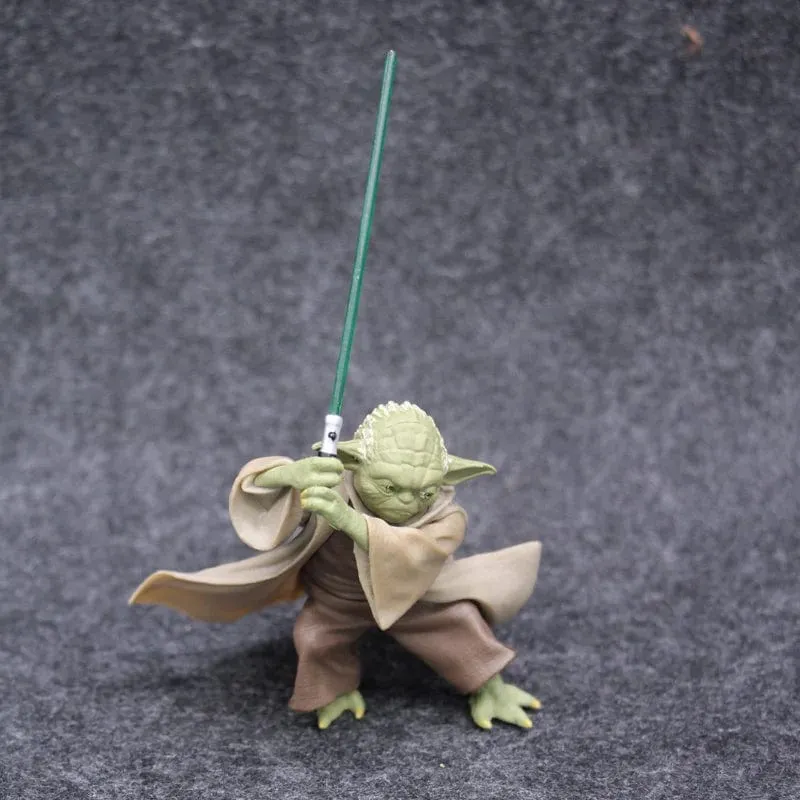 Star Wars Mandalorianer Meister YODA mit Schwert Actionfigur Spielzeug