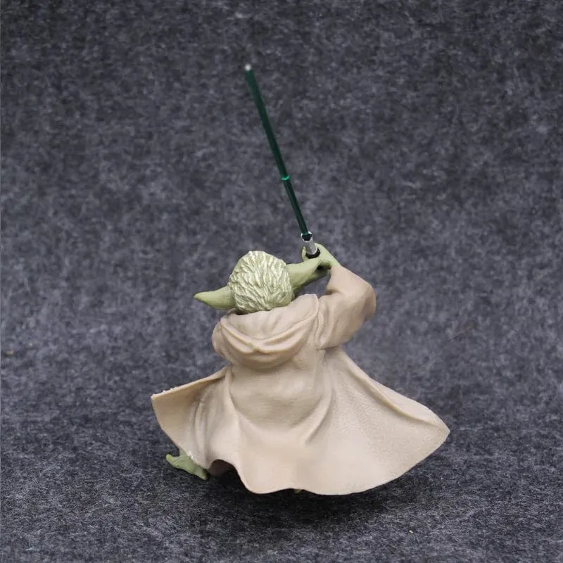 Star Wars Mandalorianer Meister YODA mit Schwert Actionfigur Spielzeug