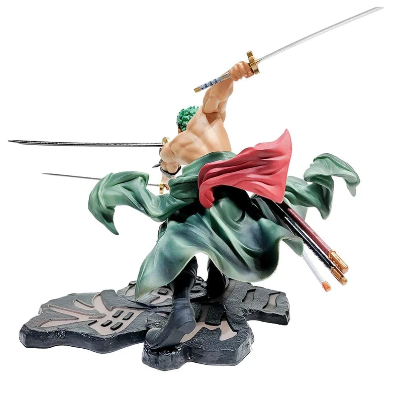Hot One Piece 10 cm Anime Figur GK Roronoa Zoro Dreiklinge Sa-Maximum Manga Anime Statue Actionfigur Sammlung Modell Kinderspielzeug