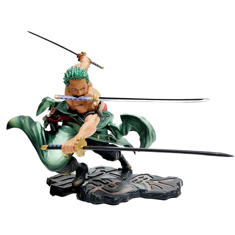 Hot One Piece 10 cm Anime Figur GK Roronoa Zoro Dreiklinge Sa-Maximum Manga Anime Statue Actionfigur Sammlung Modell Kinderspielzeug