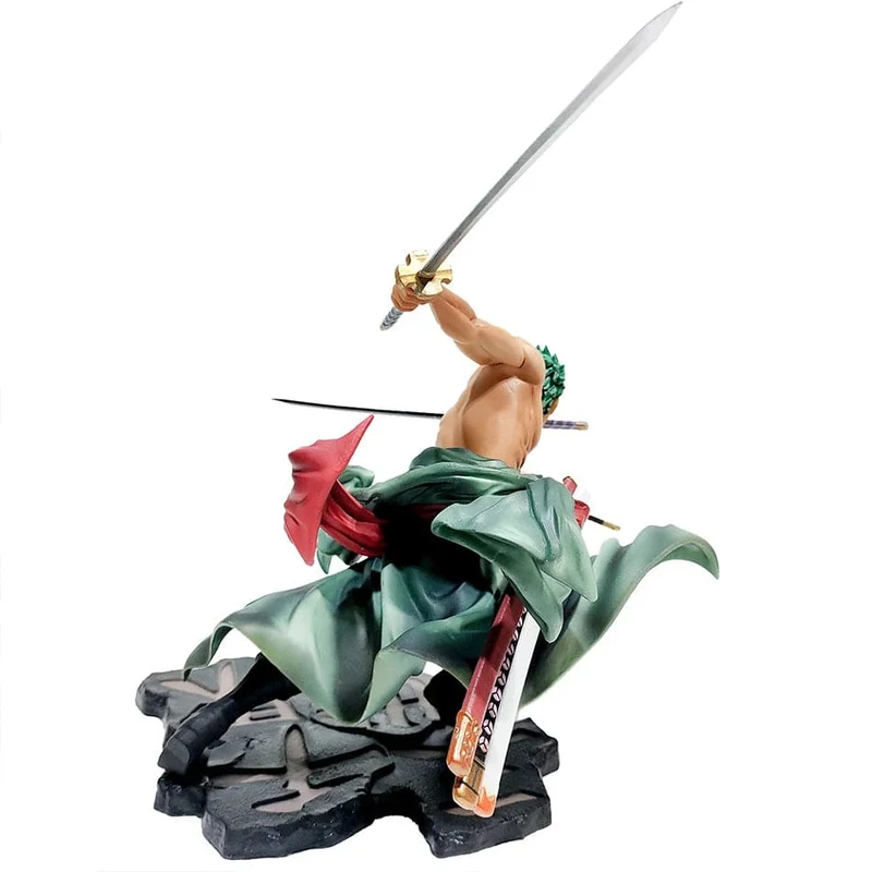 Hot One Piece 10 cm Anime Figur GK Roronoa Zoro Dreiklinge Sa-Maximum Manga Anime Statue Actionfigur Sammlung Modell Kinderspielzeug