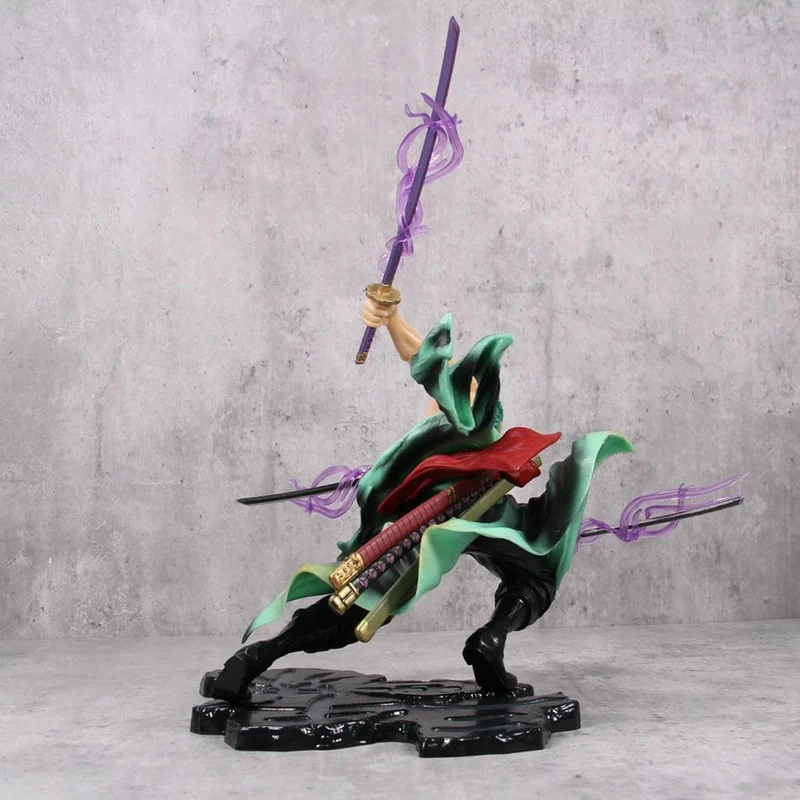 Hot One Piece 10 cm Anime Figur GK Roronoa Zoro Dreiklinge Sa-Maximum Manga Anime Statue Actionfigur Sammlung Modell Kinderspielzeug