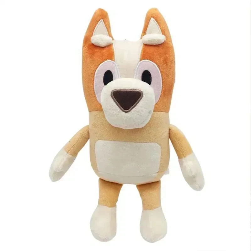 28cm Bluey Family Plüschtiere Süße Simulation Haustier Hund Patrol Bingo Schwester Kawai Plüsch Kinderspielzeug Puppe Geburtstagsgeschenk Spielzeug