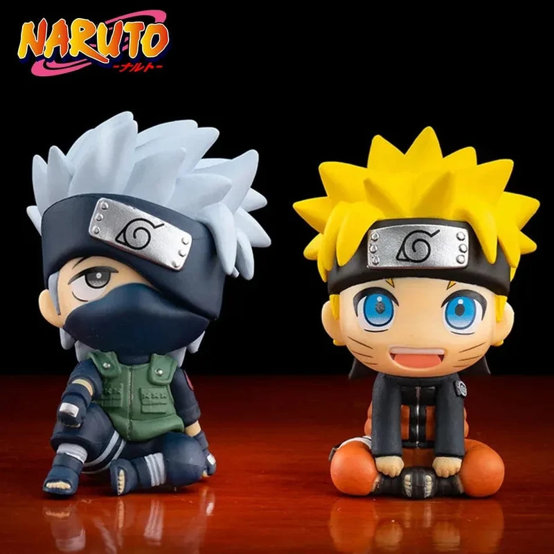 Heiße 10cm Naruto Anime Figur Uzumaki Naruto Kakashi Uchiha Sasuke Itachi Niedliche Spielzeug Q Figurals Action Figur Modell
