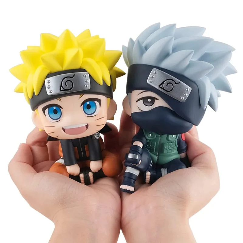 Heiße 10cm Naruto Anime Figur Uzumaki Naruto Kakashi Uchiha Sasuke Itachi Niedliche Spielzeug Q Figurals Action Figur Modell