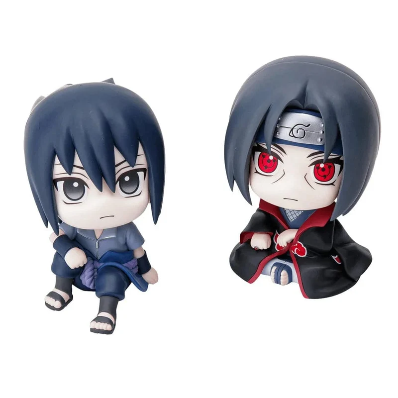 Heiße 10cm Naruto Anime Figur Uzumaki Naruto Kakashi Uchiha Sasuke Itachi Niedliche Spielzeug Q Figurals Action Figur Modell