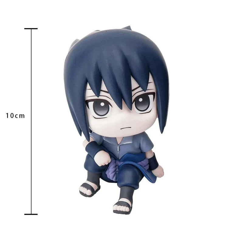 Heiße 10cm Naruto Anime Figur Uzumaki Naruto Kakashi Uchiha Sasuke Itachi Niedliche Spielzeug Q Figurals Action Figur Modell