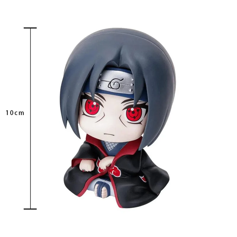Heiße 10cm Naruto Anime Figur Uzumaki Naruto Kakashi Uchiha Sasuke Itachi Niedliche Spielzeug Q Figurals Action Figur Modell
