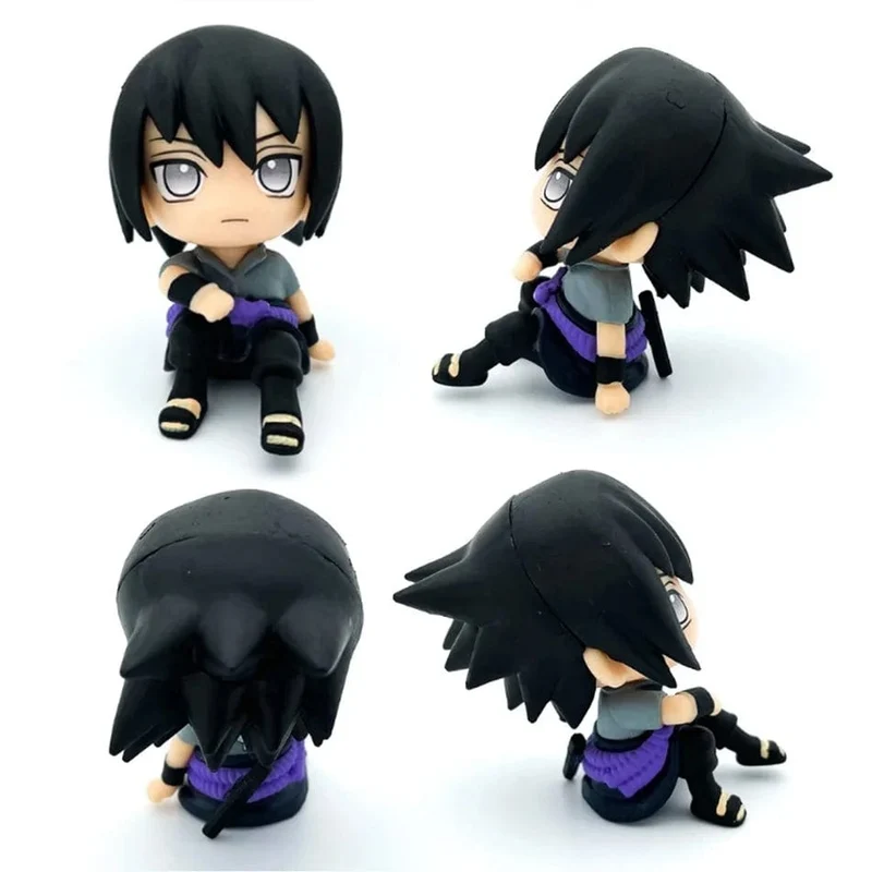 Heiße 10cm Naruto Anime Figur Uzumaki Naruto Kakashi Uchiha Sasuke Itachi Niedliche Spielzeug Q Figurals Action Figur Modell
