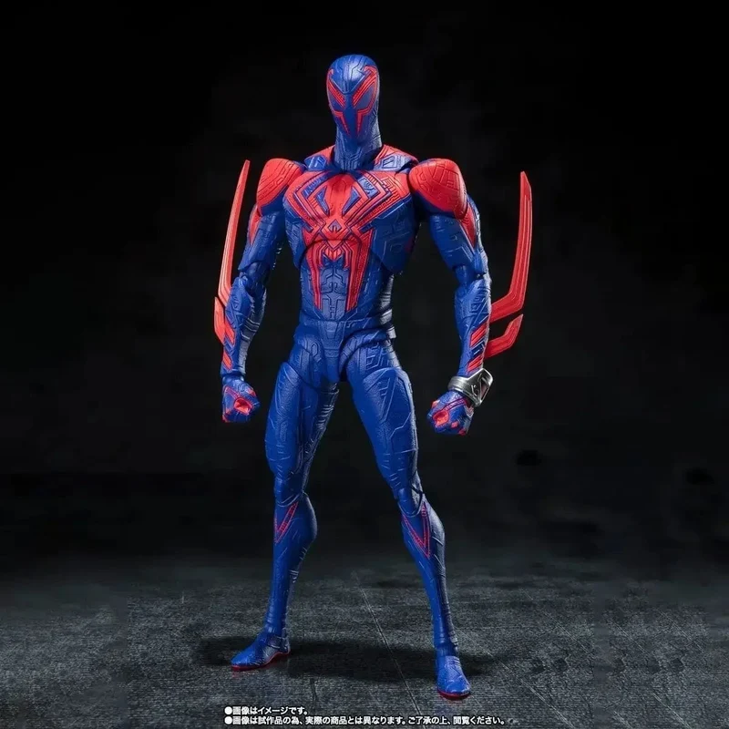Ct Spider-Man 2099 Shf SHFiguarts Spiderman Across The Spider-Verse Part One Anime Actionfiguren Modell Statue Spielzeug Geschenke