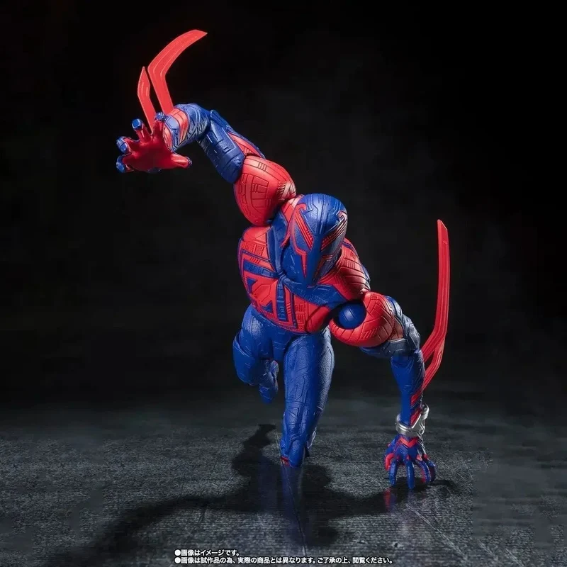 Ct Spider-Man 2099 Shf SHFiguarts Spiderman Across The Spider-Verse Part One Anime Actionfiguren Modell Statue Spielzeug Geschenke