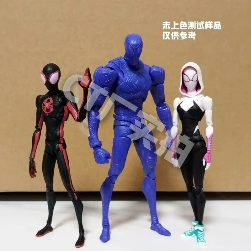 Ct Spider-Man 2099 Shf SHFiguarts Spiderman Across The Spider-Verse Part One Anime Actionfiguren Modell Statue Spielzeug Geschenke