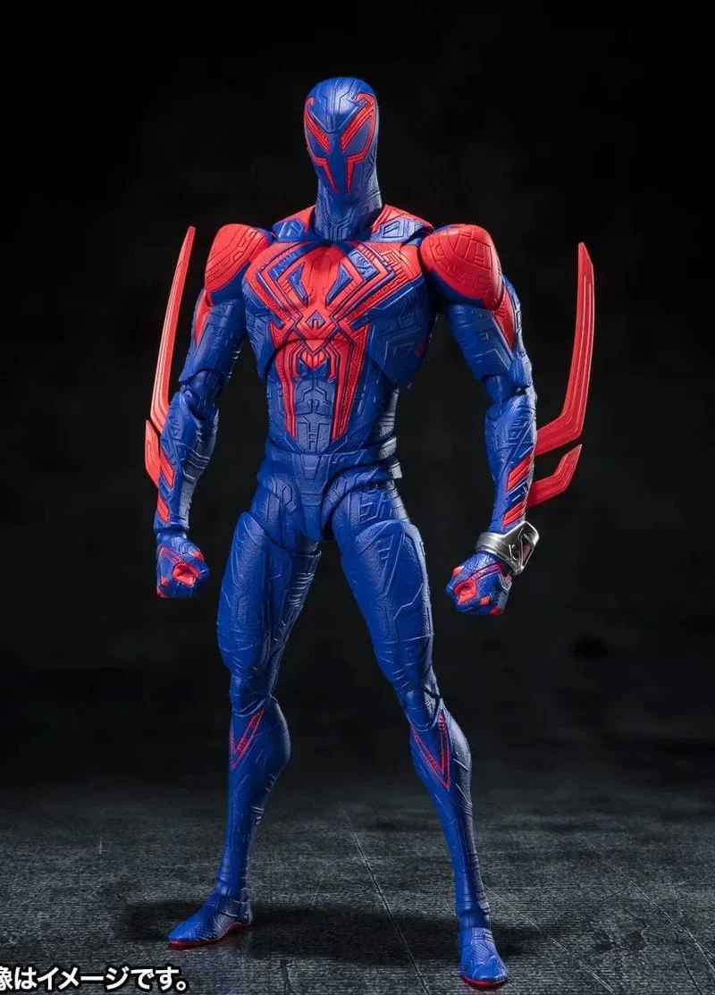 Ct Spider-Man 2099 Shf SHFiguarts Spiderman Across The Spider-Verse Part One Anime Actionfiguren Modell Statue Spielzeug Geschenke