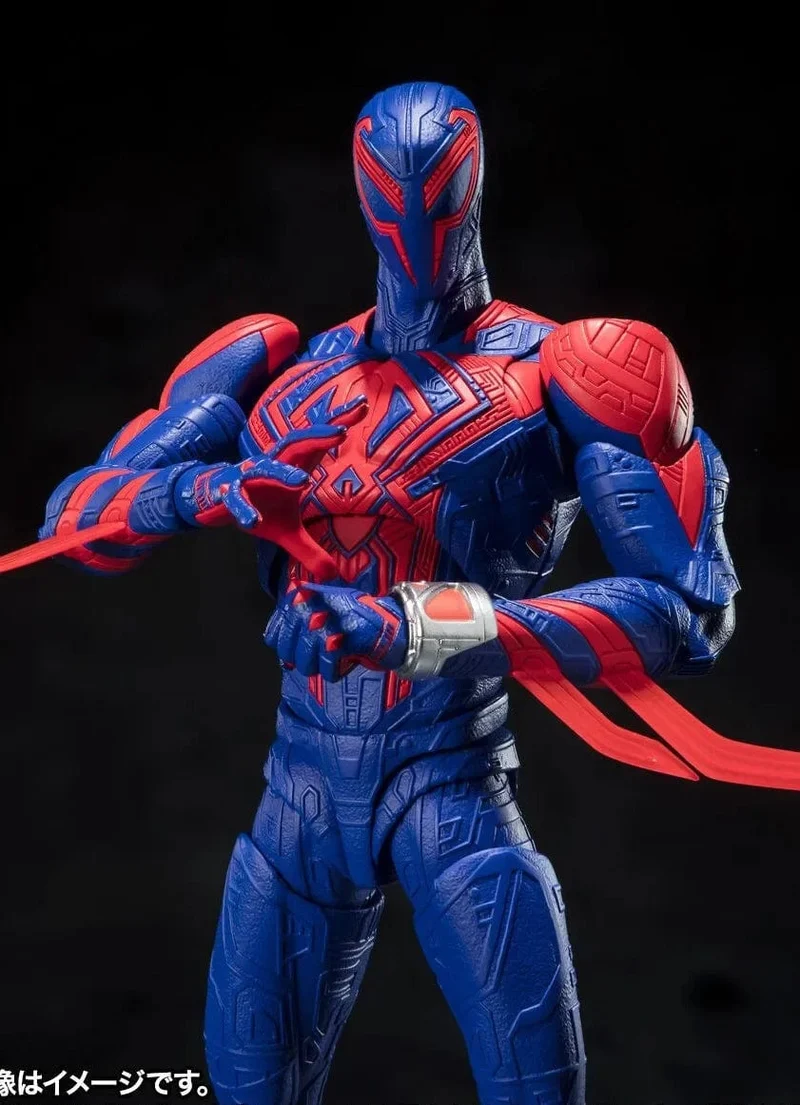 Ct Spider-Man 2099 Shf SHFiguarts Spiderman Across The Spider-Verse Part One Anime Actionfiguren Modell Statue Spielzeug Geschenke