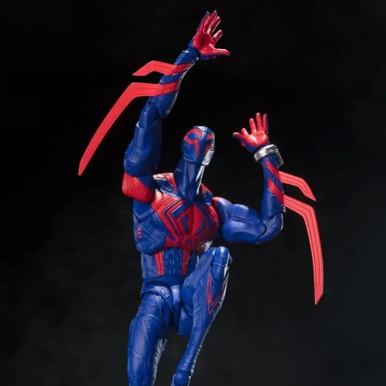 Ct Spider-Man 2099 Shf SHFiguarts Spiderman Across The Spider-Verse Part One Anime Actionfiguren Modell Statue Spielzeug Geschenke
