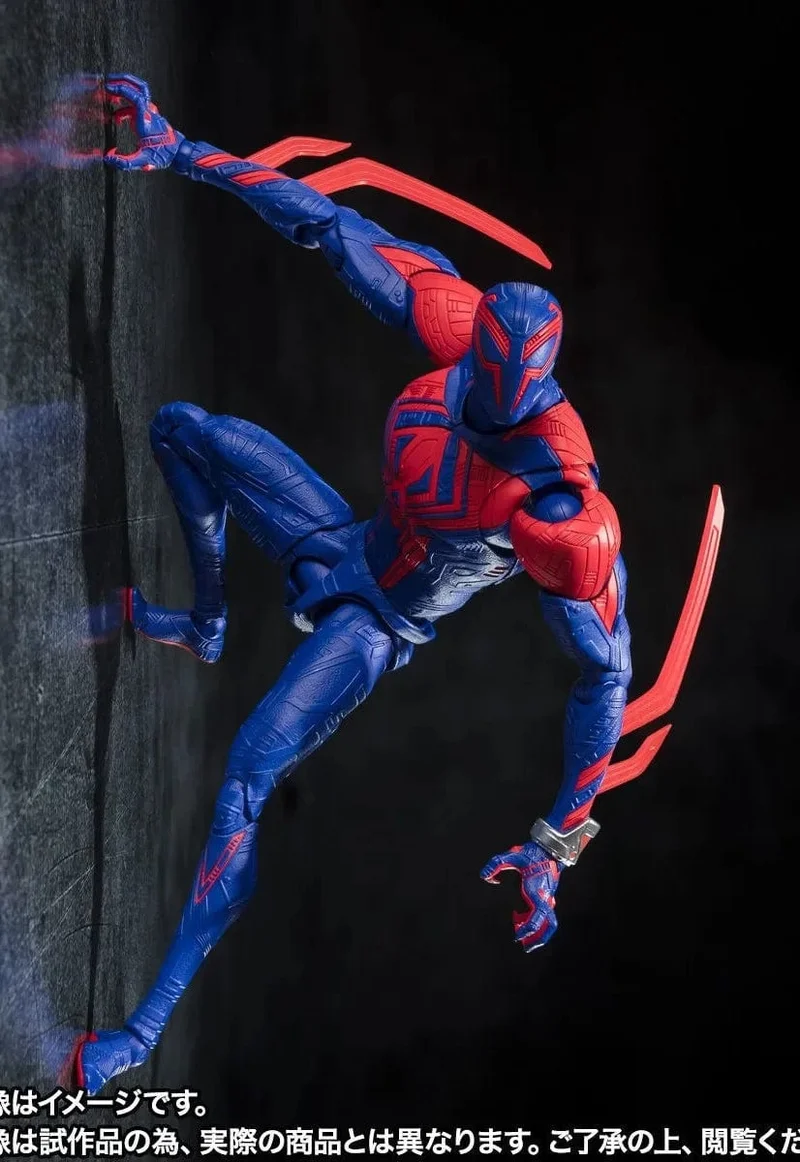 Ct Spider-Man 2099 Shf SHFiguarts Spiderman Across The Spider-Verse Part One Anime Actionfiguren Modell Statue Spielzeug Geschenke
