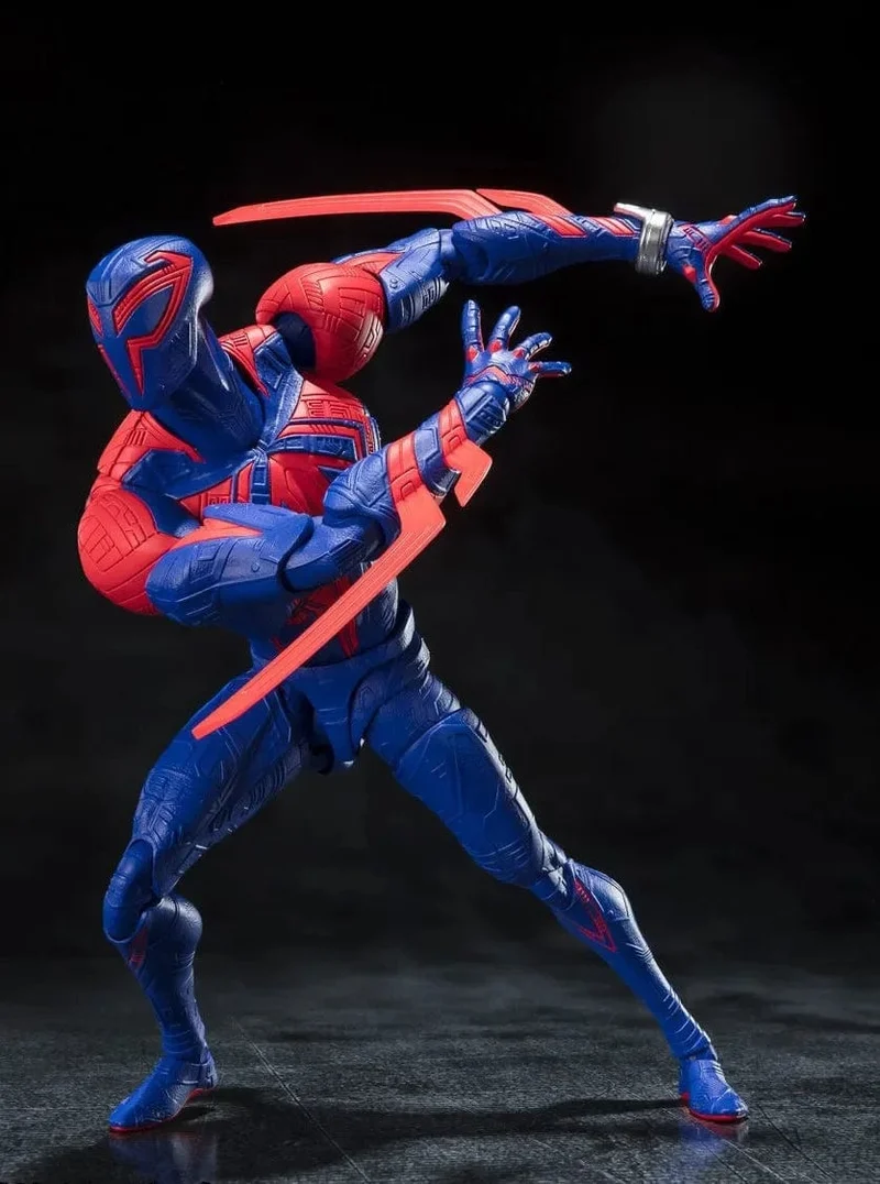 Ct Spider-Man 2099 Shf SHFiguarts Spiderman Across The Spider-Verse Part One Anime Actionfiguren Modell Statue Spielzeug Geschenke