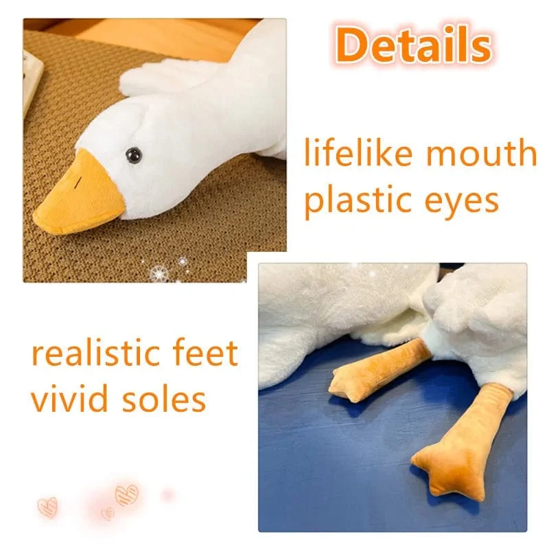 50/130CM Hot Goose Plüsch Weiche Ente Schlafkissen Sofakissen Kinder Freundin Geburtstagsgeschenk