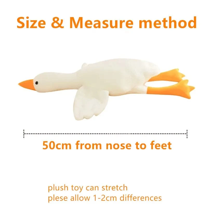 50/130CM Hot Goose Plüsch Weiche Ente Schlafkissen Sofakissen Kinder Freundin Geburtstagsgeschenk