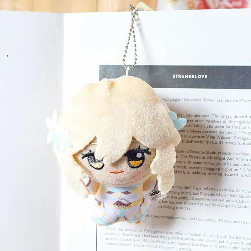 10CM Impact Tartaglia Kaeya Diluc Venti Xiao Klee Plüsch Anhänger Spielzeug Mini Schlüsselbund Puppe Rucksack Zubehör Für Geschenk