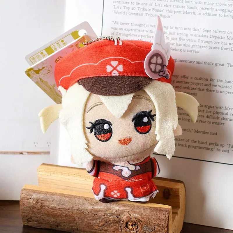 10CM Impact Tartaglia Kaeya Diluc Venti Xiao Klee Plüsch Anhänger Spielzeug Mini Schlüsselbund Puppe Rucksack Zubehör Für Geschenk