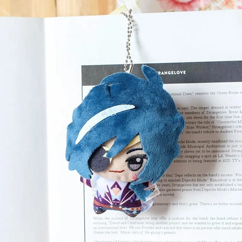 10CM Impact Tartaglia Kaeya Diluc Venti Xiao Klee Plüsch Anhänger Spielzeug Mini Schlüsselbund Puppe Rucksack Zubehör Für Geschenk