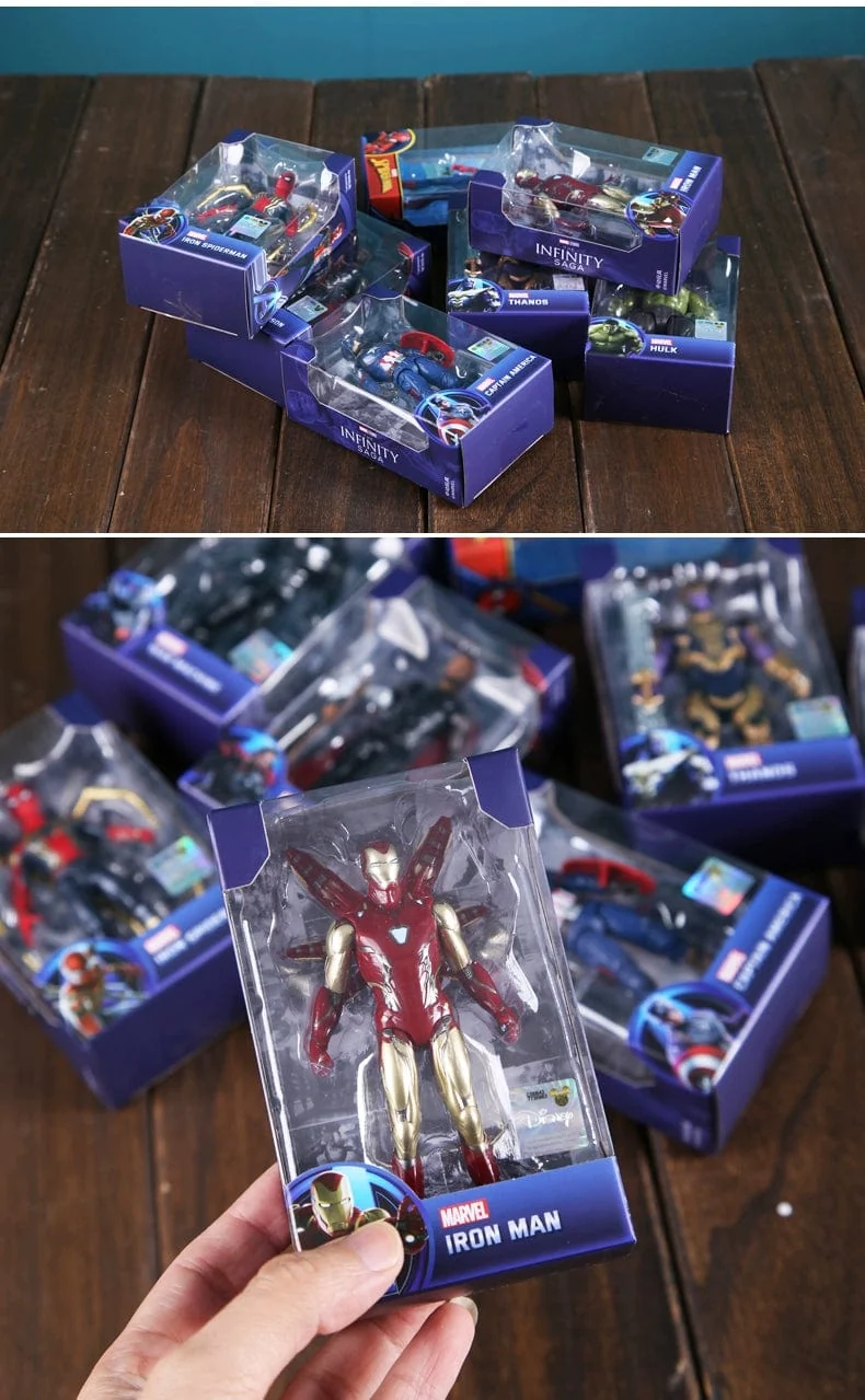 Disney ZD Original Marvel Legends The Avengers Iron Man Spider Man Thor Captain America Thanos Hulk War Machine Actionfiguren