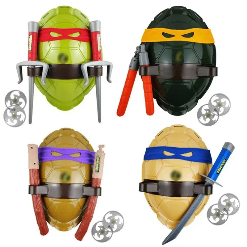 Anime Figur Ninja Turtles Film Fantasy Rüstung Spielzeug Waffe Leo Raph Mikey Don Cosplay Shell Requisiten Kreatives Geschenk für Freunde